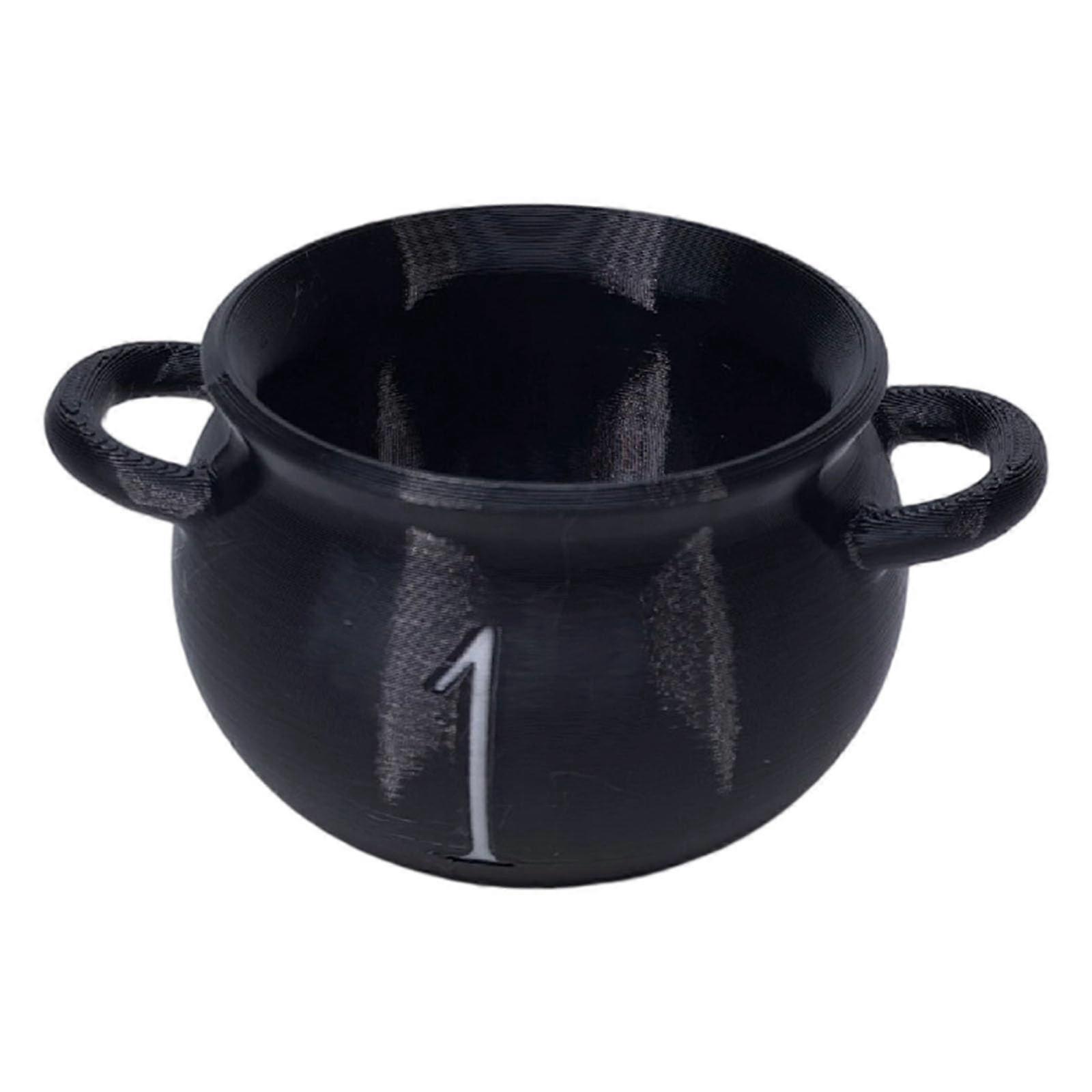 Halloween Witch Cauldron Measuring Cups Set 4pcs Spooky Kitchen Baking Tools with Markings