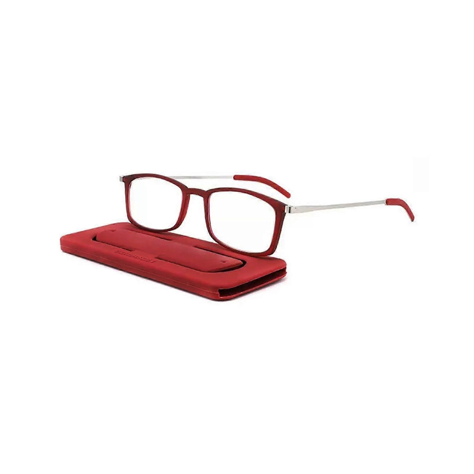 Ultra Thin Blue Light Blocking Reading Glasses Anti Eyestrain  Definition Lens Red 3.5x