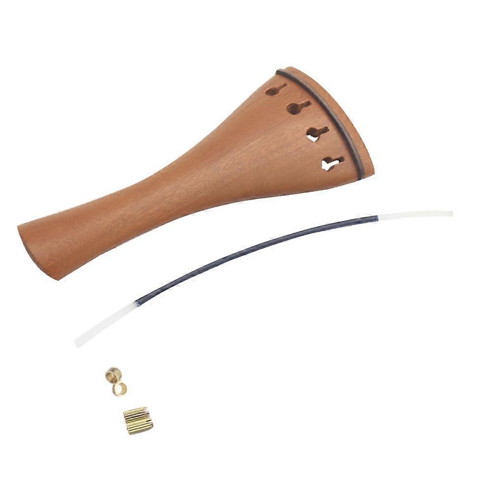 Violin Tailpiece Violin String Board for Replacement 1Set Light Brown