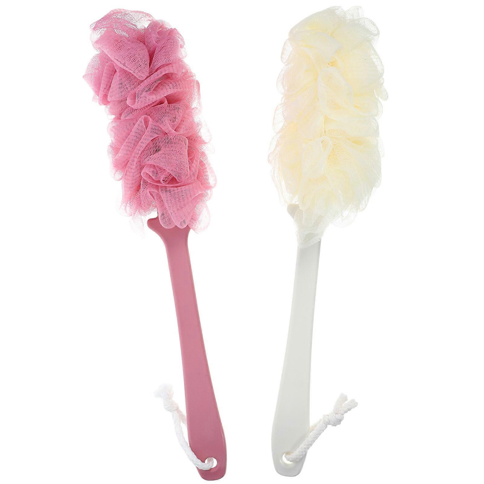 Shower Brush for Bath Body Scrubber Long Handle 8Pcs Assorted Colors