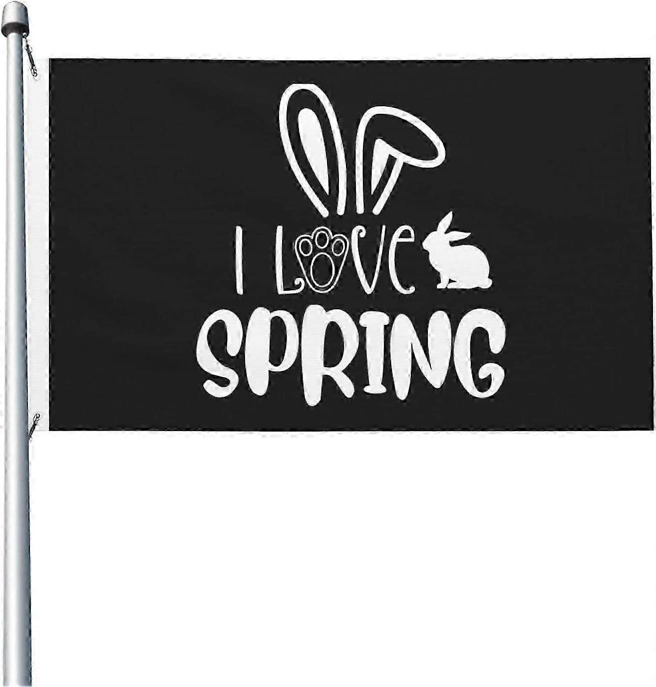 I Love Spring Flag Qi 1210