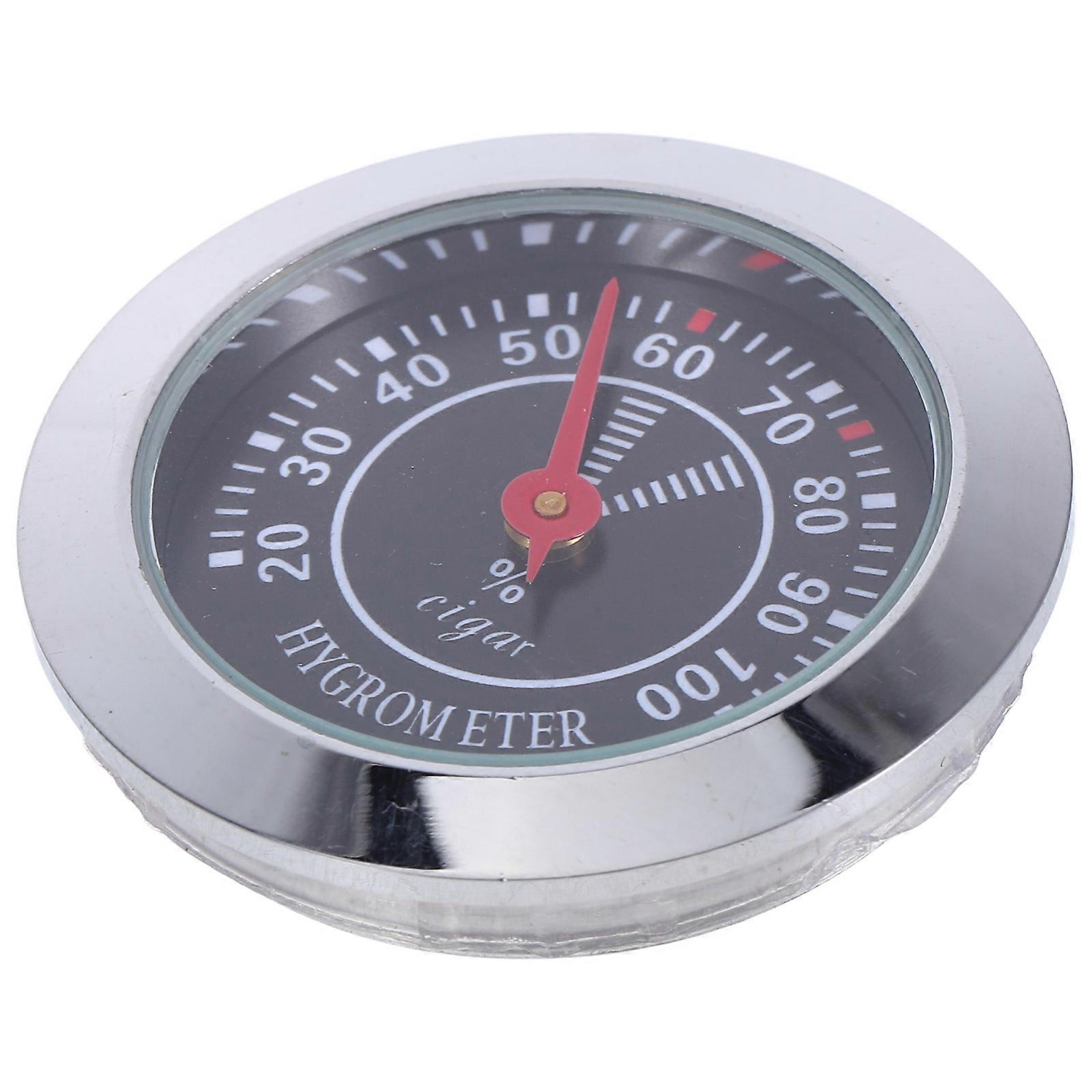 Mechanical Humidor Hygrometer Round Analog Hygrometer
