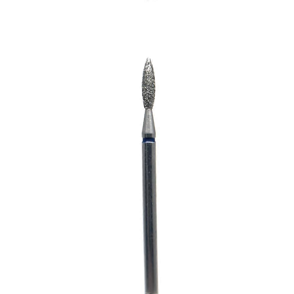EFile Nail Drill Bit Medium Grit Diamond Flame Shape for Precise Cuticle Shaping and Pedicure