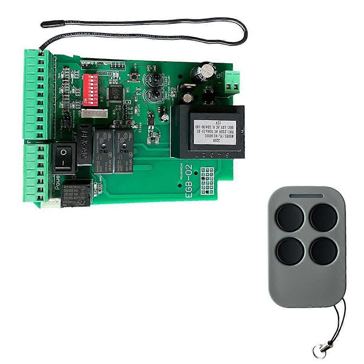 AC220V Automatic Sliding Gate Motor Control Board with Remote Control for Sliding Gate Opener Access
