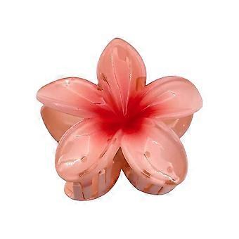 Fermaglio per capelli in acrilico con grande fiore per donna, con forte presa, stile hawaiano, alla moda, stile spiaggia