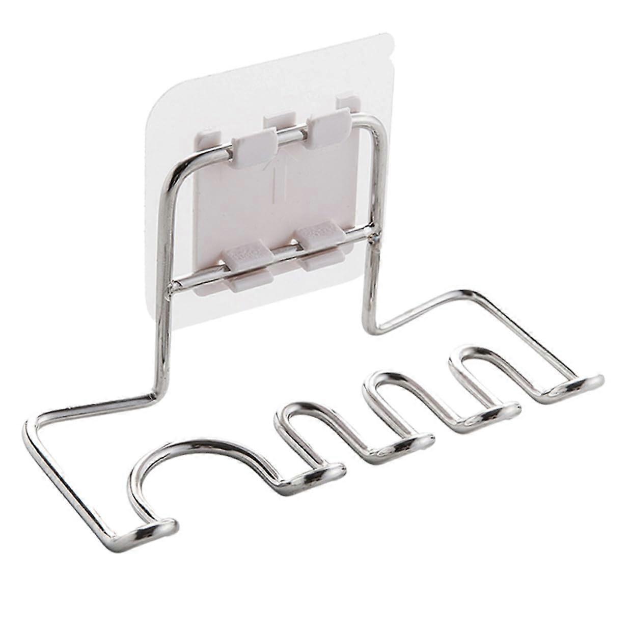 Toothbrush Holder Bathroom Organizer Rack, Wall Mounted RustResistant SpaceSaving Storage Shelf