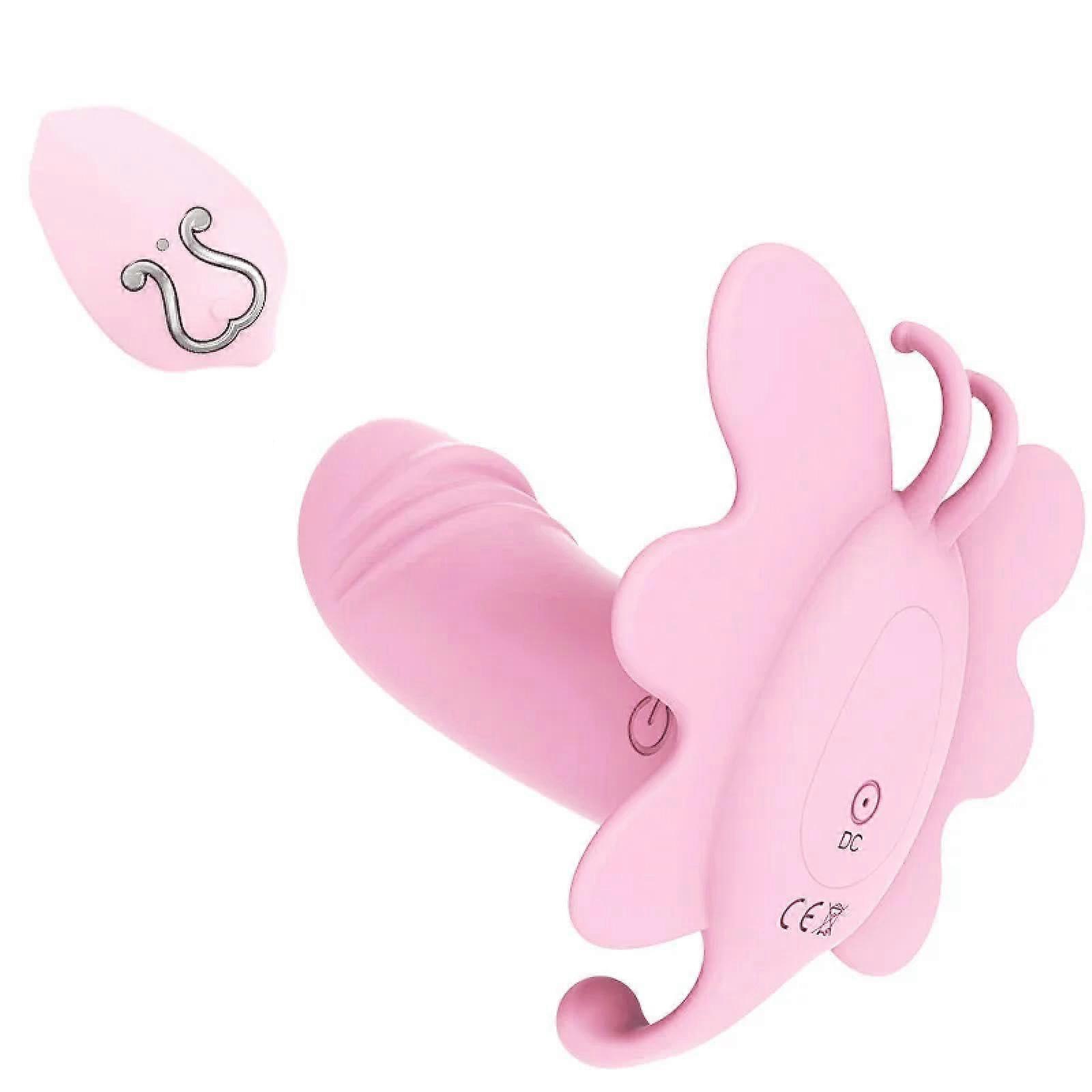 Remote Control Vibrator Waterproof Wearable Vibrating Egg GSpot and Anal Stimulator Pink
