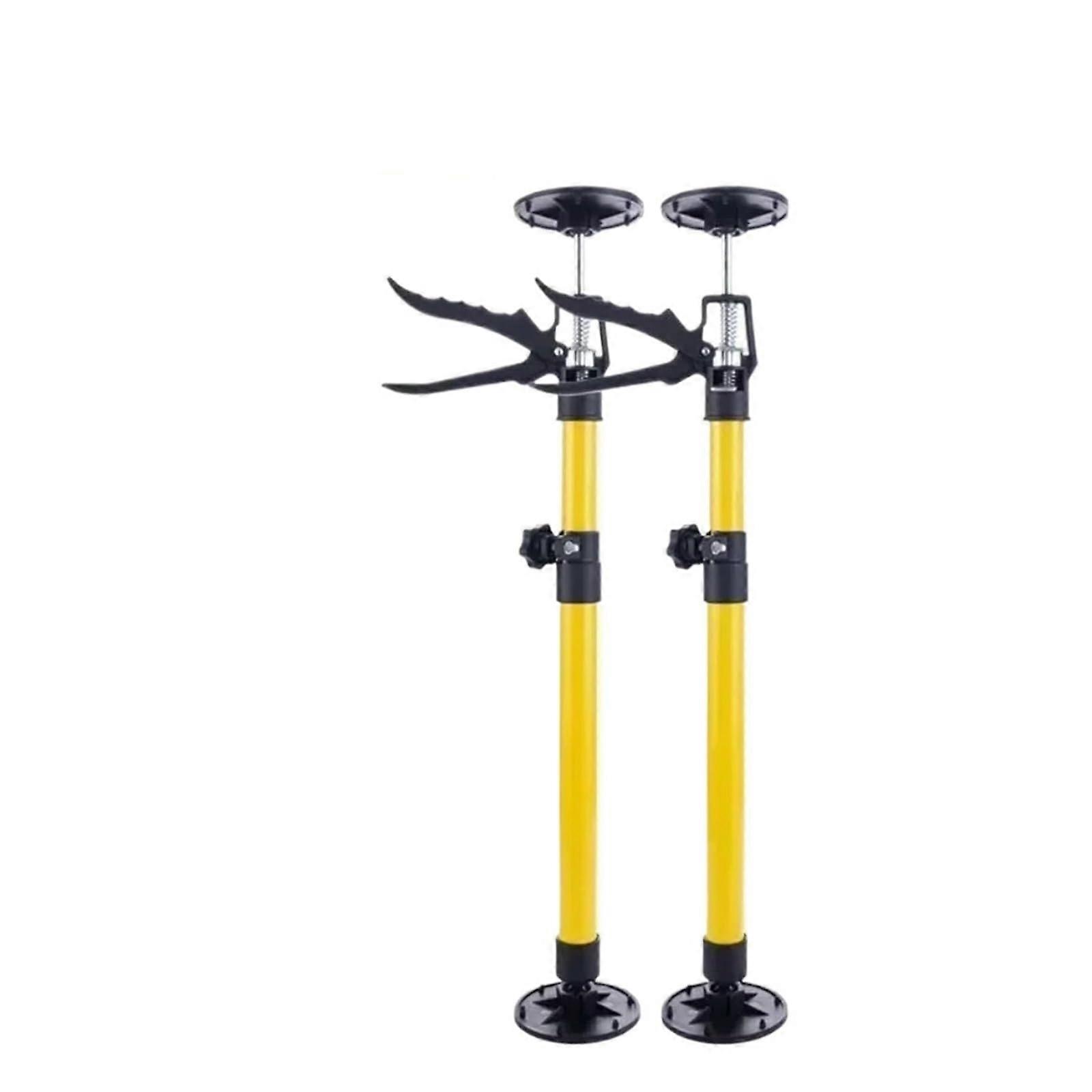 2Pcs Adjustable Cabinet Jack Tool with Telescopic Steel Support Rod for Installation 50115cm