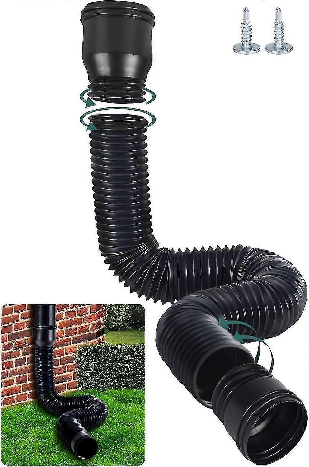 Gutter Flexible Downpipe Extension,for Downpipe 80/100 mm (1 Piece)