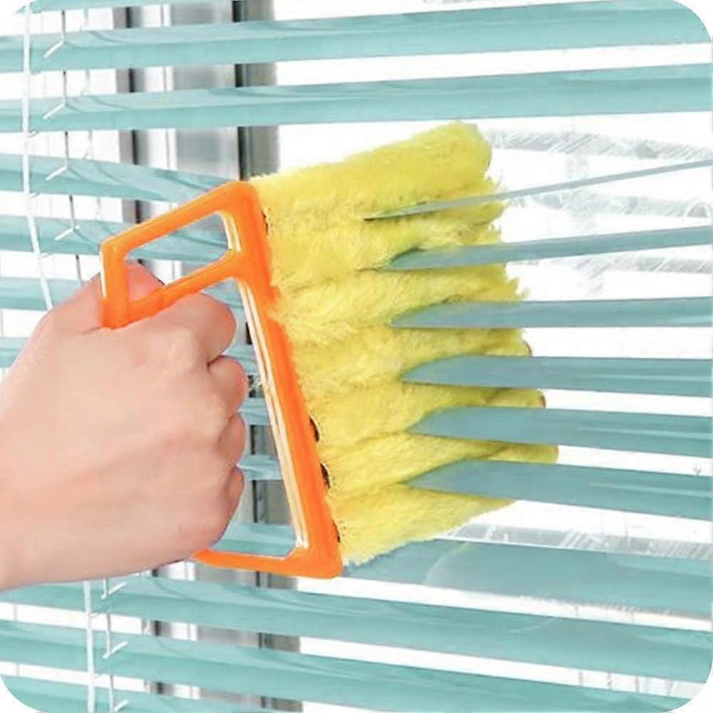 Blind Cleaner with Washable Cotton Rollers, Handheld Mini Blind Duster for Venetian Window Shades