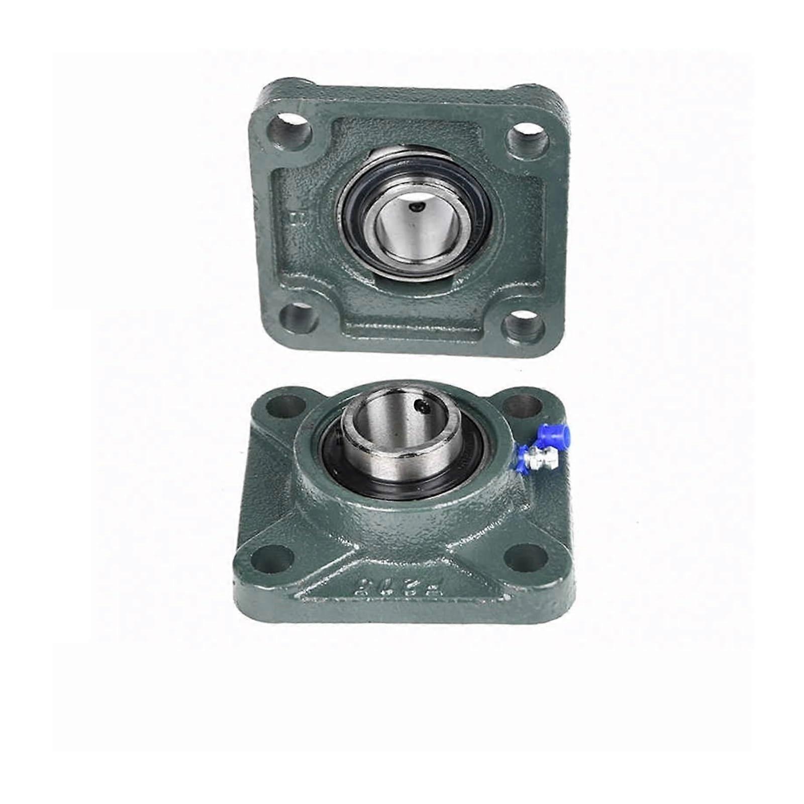 Pillow Block Bearing UCF203 Square Flange  Load Capacity Smooth Rotation Easy Installation