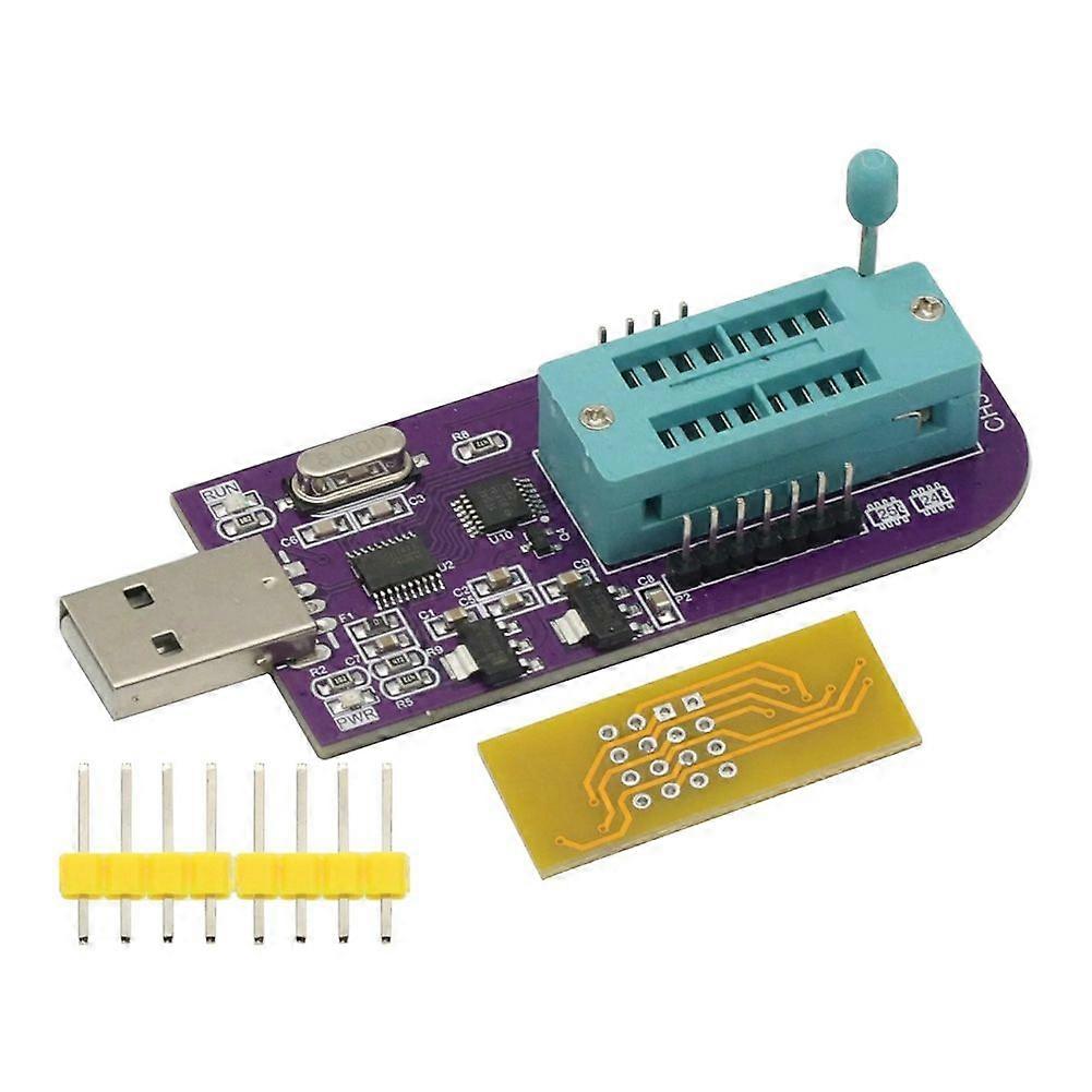 CH347 High-Speed Programmer Module for 24 EEPROM 25 SPI FLASH, USB to TTL Serial Adapter,ISP/ICP Support