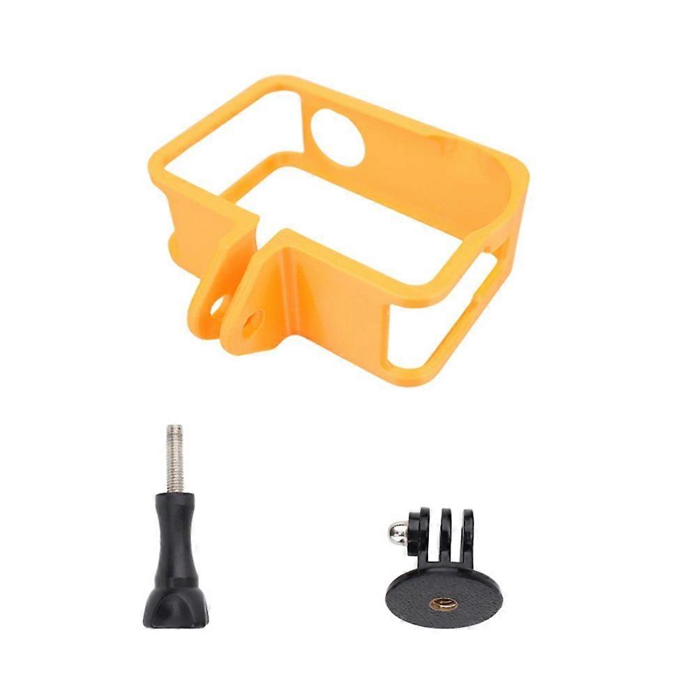 For DJI OSMO Action 6 Expansion Frame Adapter Tripod Mounting Protective Frame Scratch-Resistant & Drop-Proof Orange