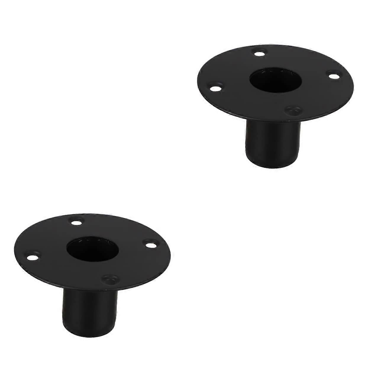 2pcs Heavy Duty Bookshelf Speaker Stands with Stable Base and Durable Iron Brackets