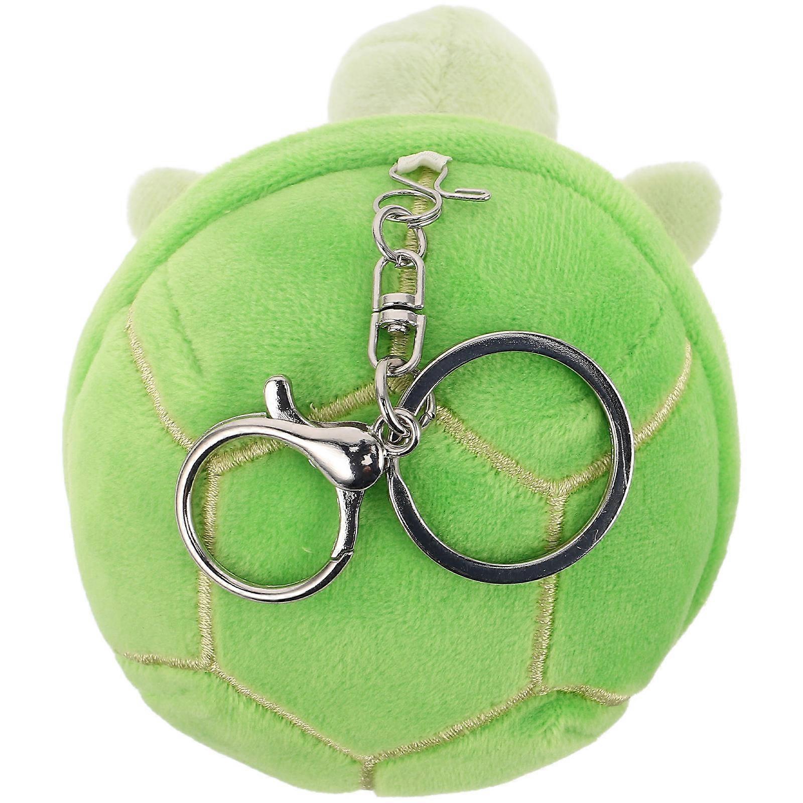 Mini Turtle Plush Keychain For Students Handbags Unique Bag Charm Multi Colored 1Pcs