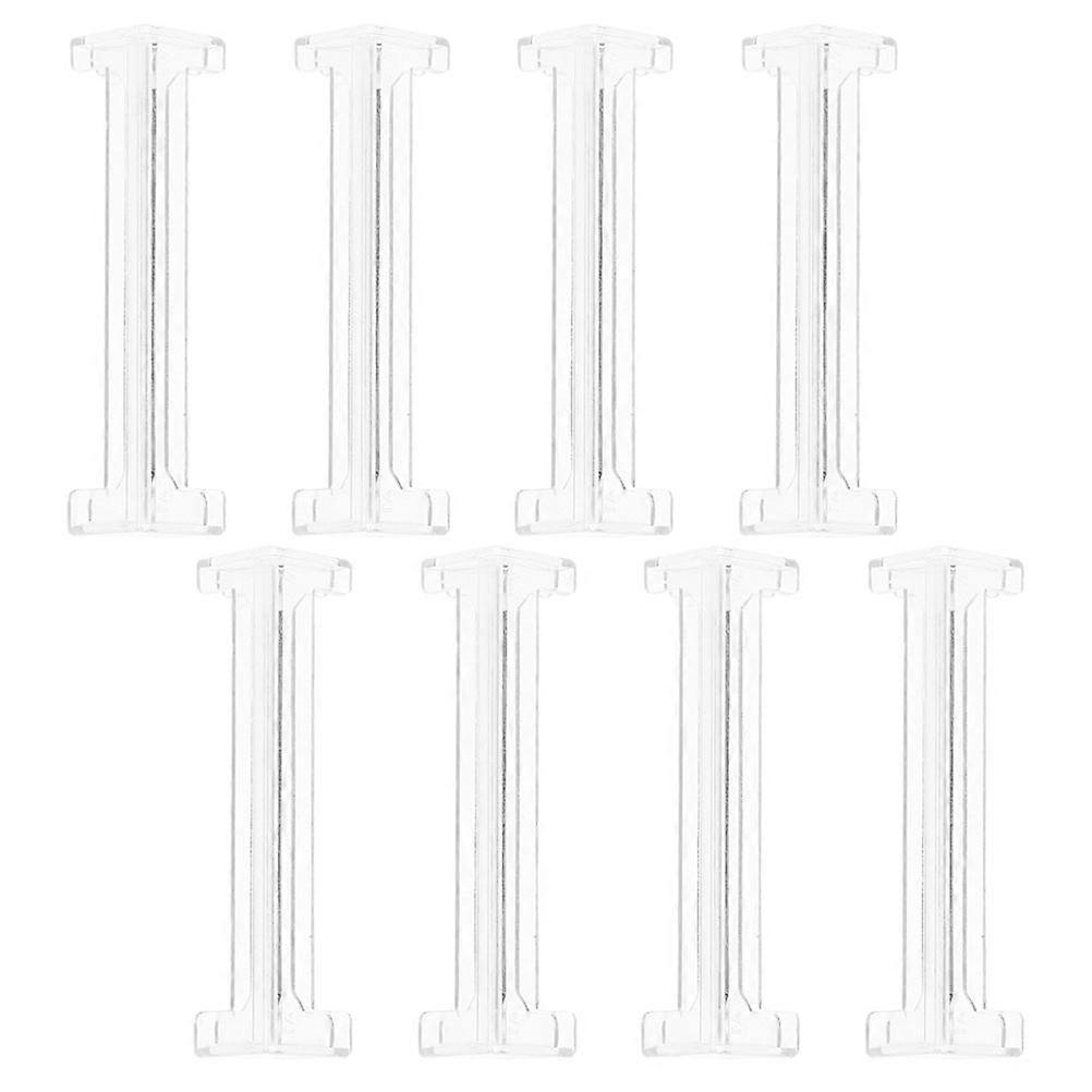 8Pcs Transparent Valance Clips for Blind Vertical Blind Valance Corners