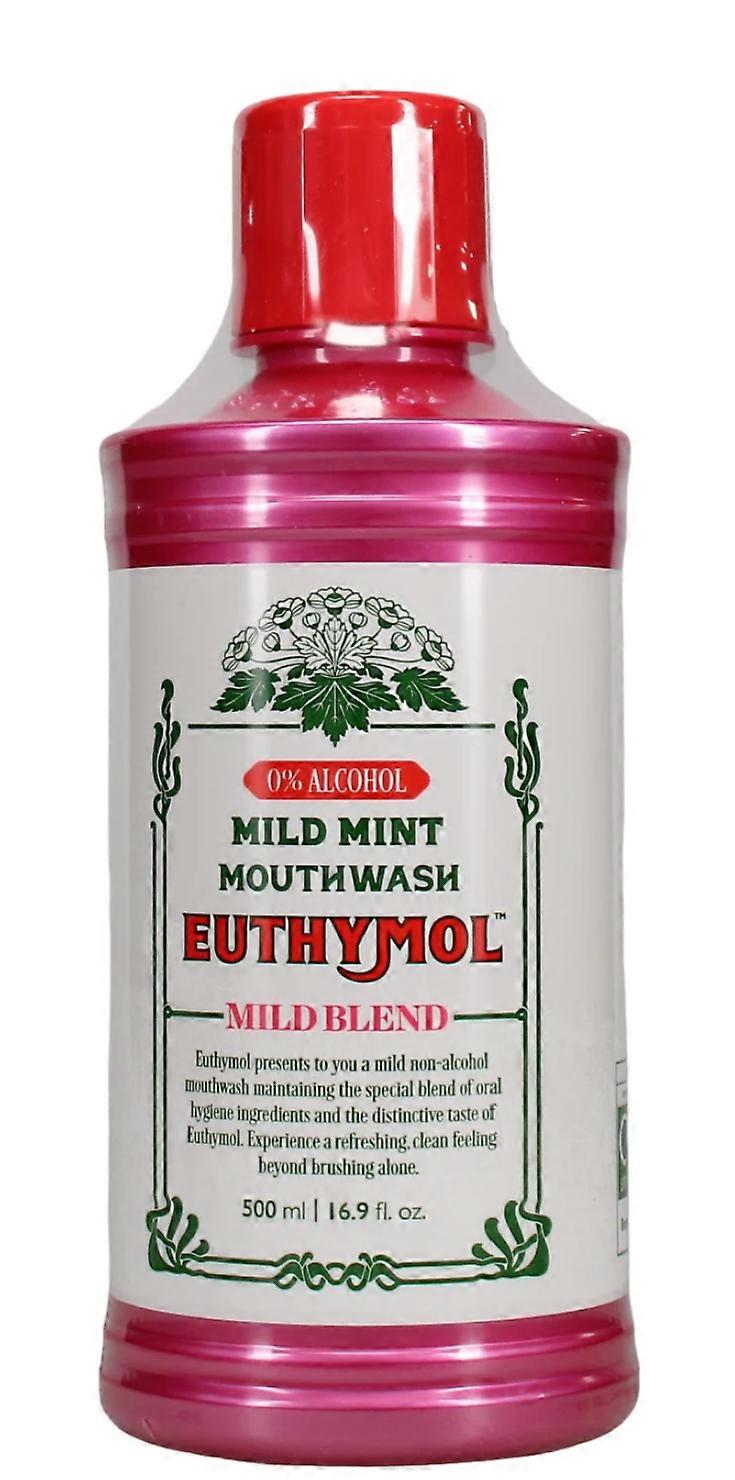 Euthymol Mild Mint Mouthwash 500ml
