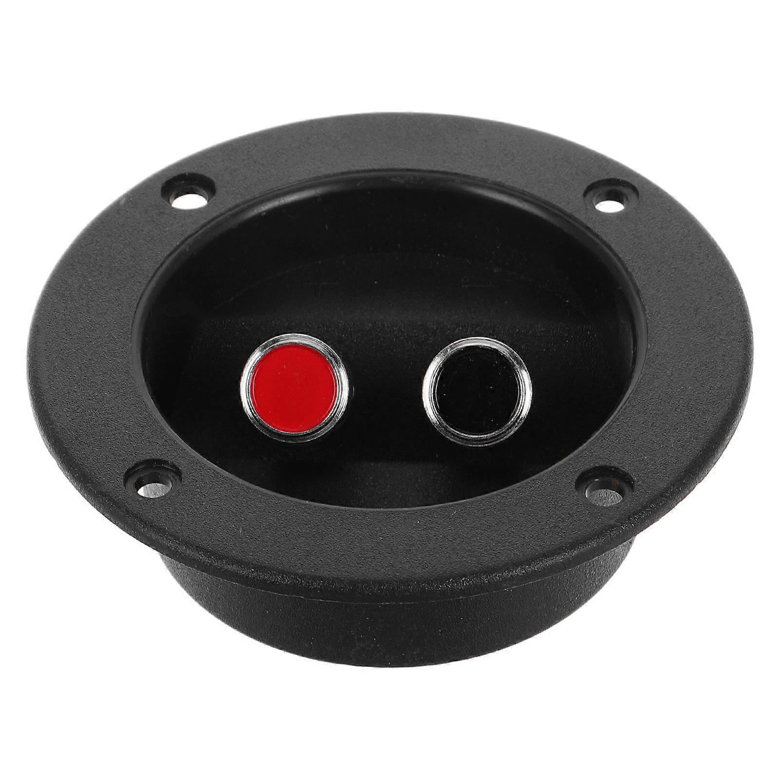 Speaker Box Terminal Connector for Audio Enhancement 5Pcs Black Binding Posts