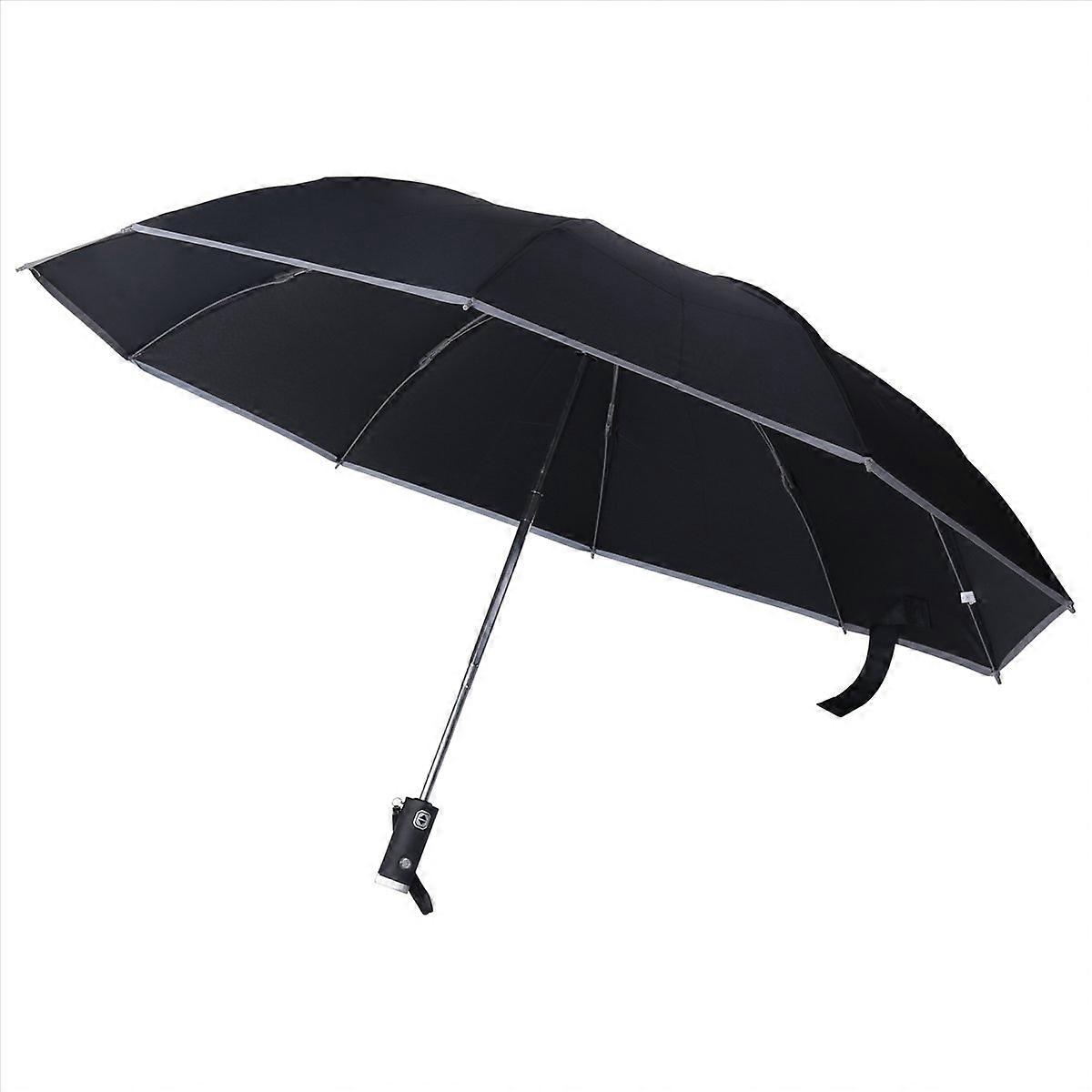 Automatic Reverse Umbrella Inverted Reflective Folding LED Light Safe