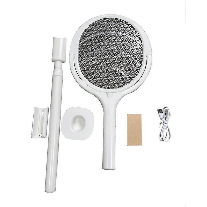 Rotating Head Rechargeable Electric Fly Swatter Zapper