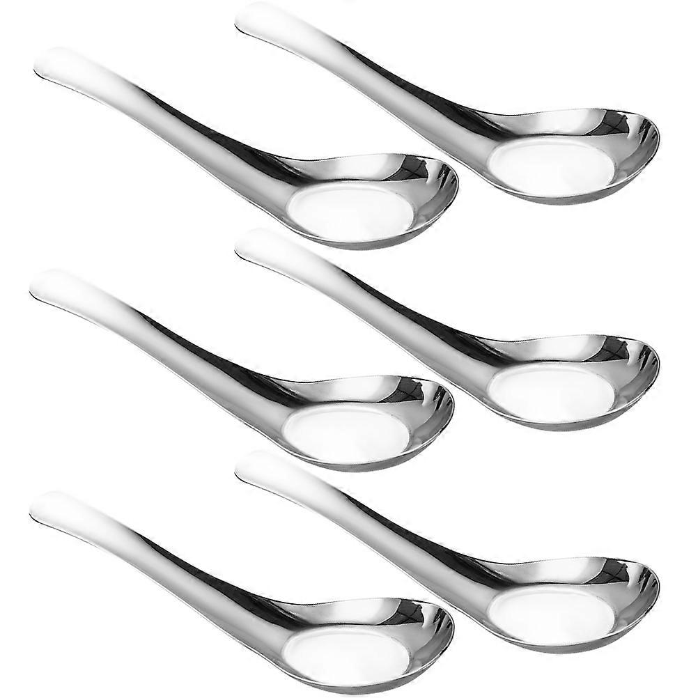 Household Food Spoon Multi-Function Soup Spoon Replaceable 6Pcs Set