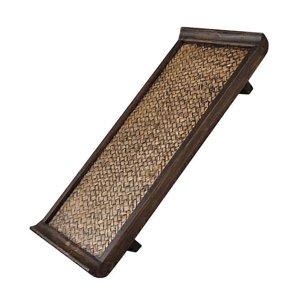 Coffee Colored Serving Tray Tea Tray for Food and Snack Serving