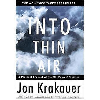 Into Thin Air: En personlig redogörelse för Mount Everest-katastrofen (Modern Library Exploration)