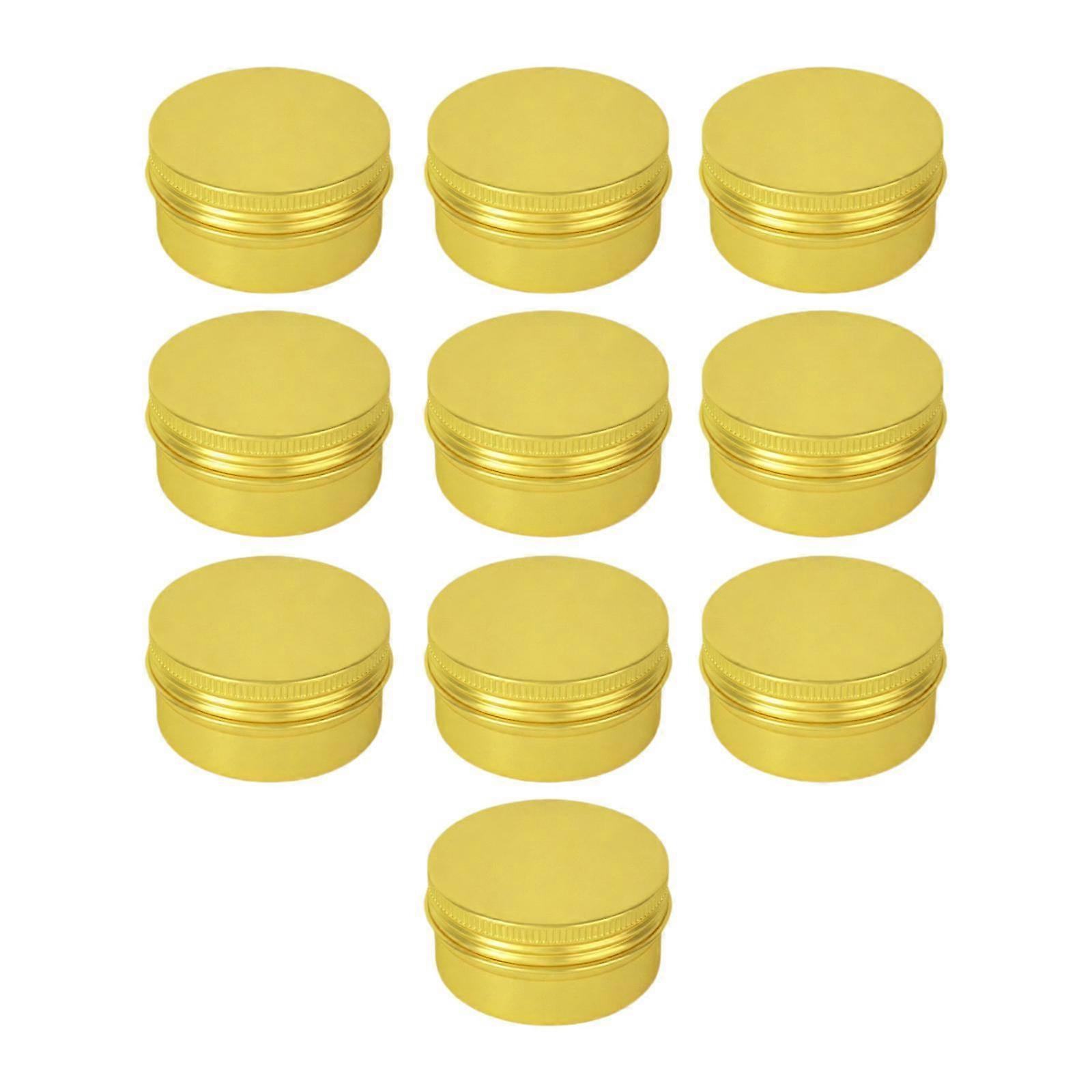 10 Pieces Empty Cosmetic Containers Cosmetics Containers Pots Refillable Tea