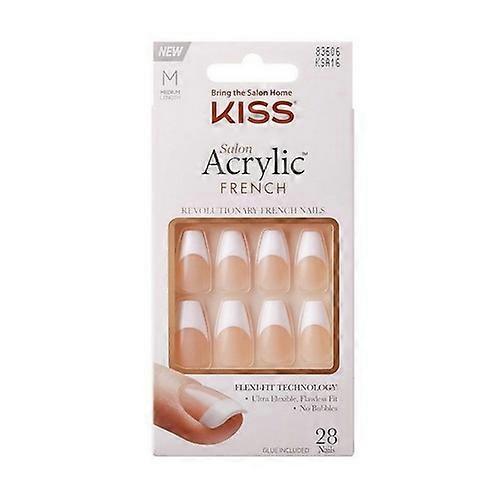 KISS Products Salon Acrylic French Nail Manicure Set, 1 Count (Case Of 2)
