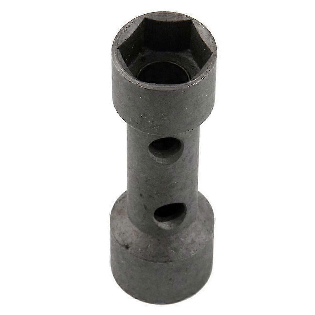Double End Tool Socket Hexagonal Key Box Spark Plug Repair 19mm 21mm Gray