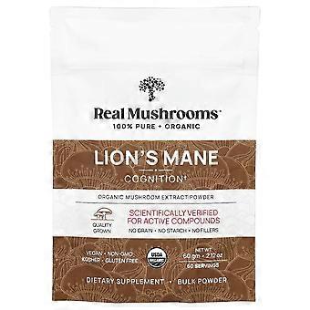 Real Mushrooms, Lion's Mane, Cognition, Bulk Powder, 2.12 oz (60 g)