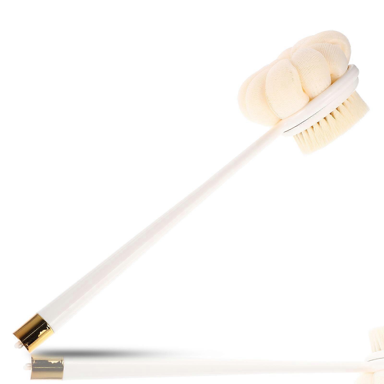 Back Scrubber Bath Brush Double Side Long Handle for Bathing Use