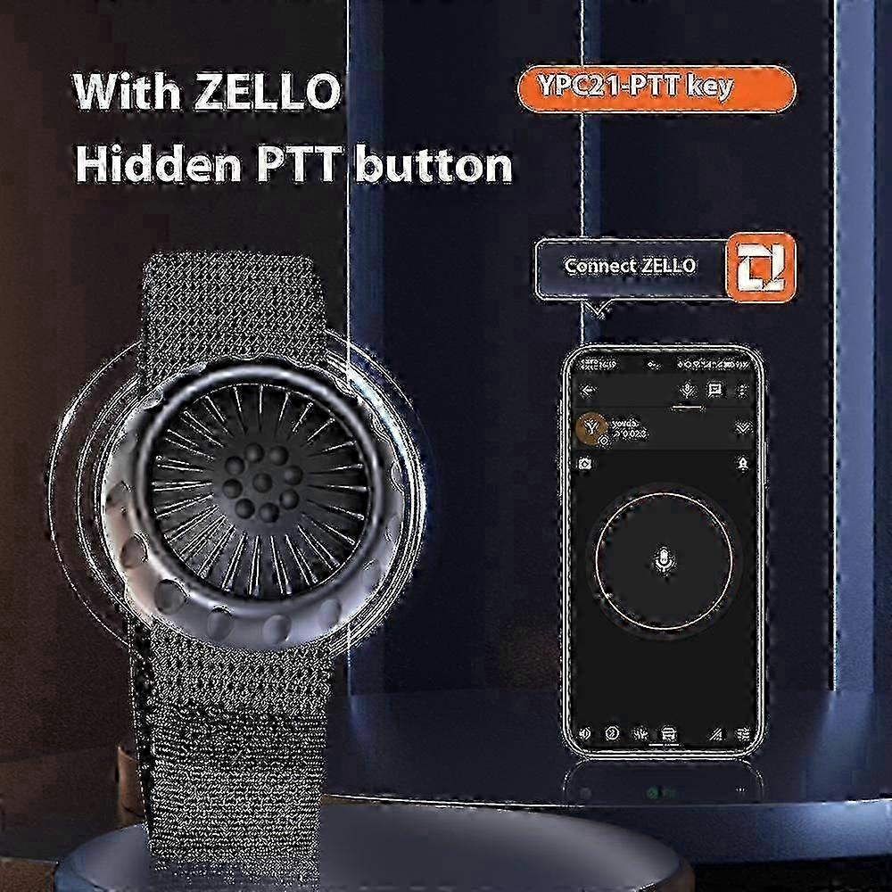 YPC21 For Zello IP67 Waterproof Wireless Bluetooth PTT Button Switch for Ios/Android