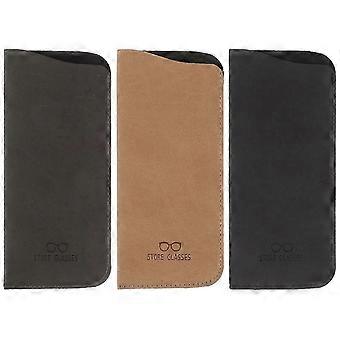 3pcs Vintage Eyewear Pouch Sunglasses Glasses Soft Case Glasses Organizer Purse Storage Bag compatible Travel And Storage