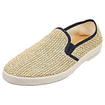 Rivieras Nudude Mens Espadrille Shoes in Beige
