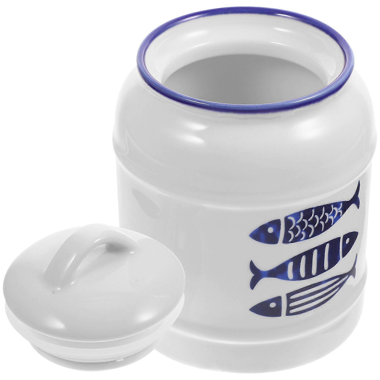 Ceramic Holder Cereal Sealing Container for Storage Use