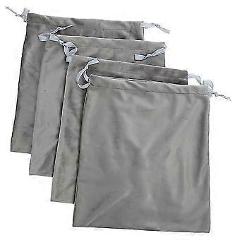 Bolsas de almacenamiento portátiles para secador de pelo con cordón ajustable (4 unidades) para viajes.
