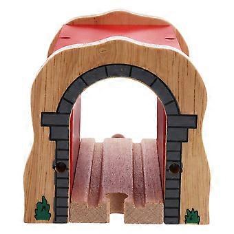 Wooden Train Tunnel Model Train Track Accessories for Kids Playtime