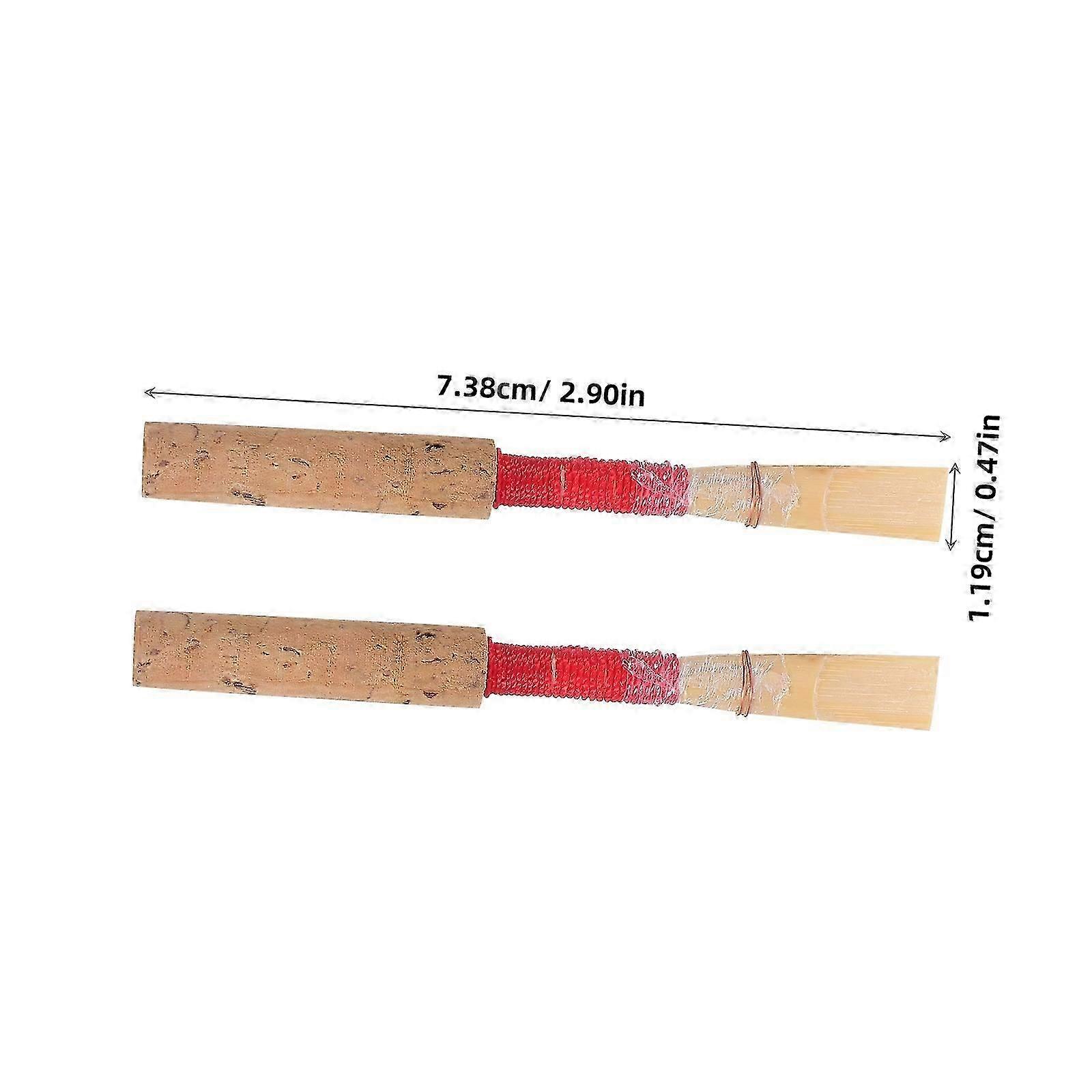 Replacement Oboe Reed for Beginner Instrument Reed 2Pcs Red