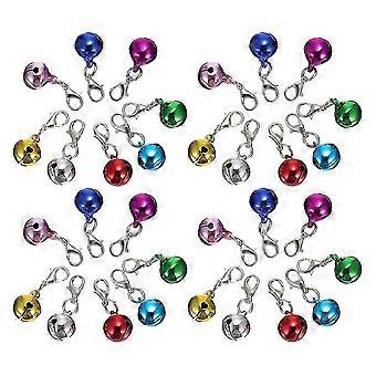 Pet Bell Metal Bell Pendant for Collar with 135Pcs Set Assorted Colors