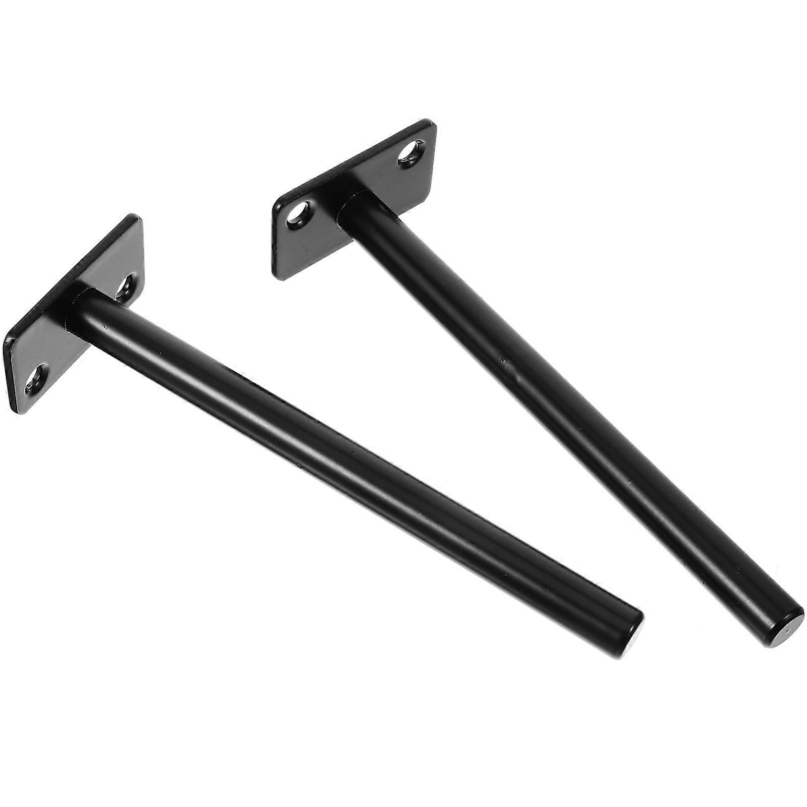 2pcs Floating Shelf Brackets Wall Mounted Shelf Brackets Hidden Brackets for Wood Shelf