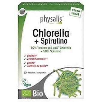 Organic Chlorella and Spirulina 200 tablets