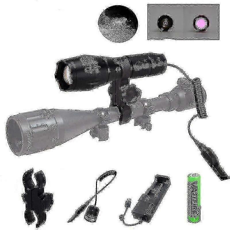 850nm Zoomable IR Hunting Flashlight