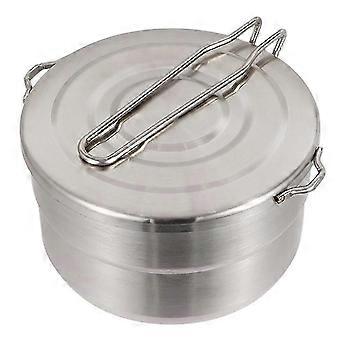 Pot de camping en plein air en acier inoxydable Pot de cuisson portatif d’alpinisme-FCY