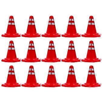 15pcs Mini Sports Training Kegler Miniature Trafik Training Kegler Små sikkerhed parkering kegler Kids Pretend Play Legetøj