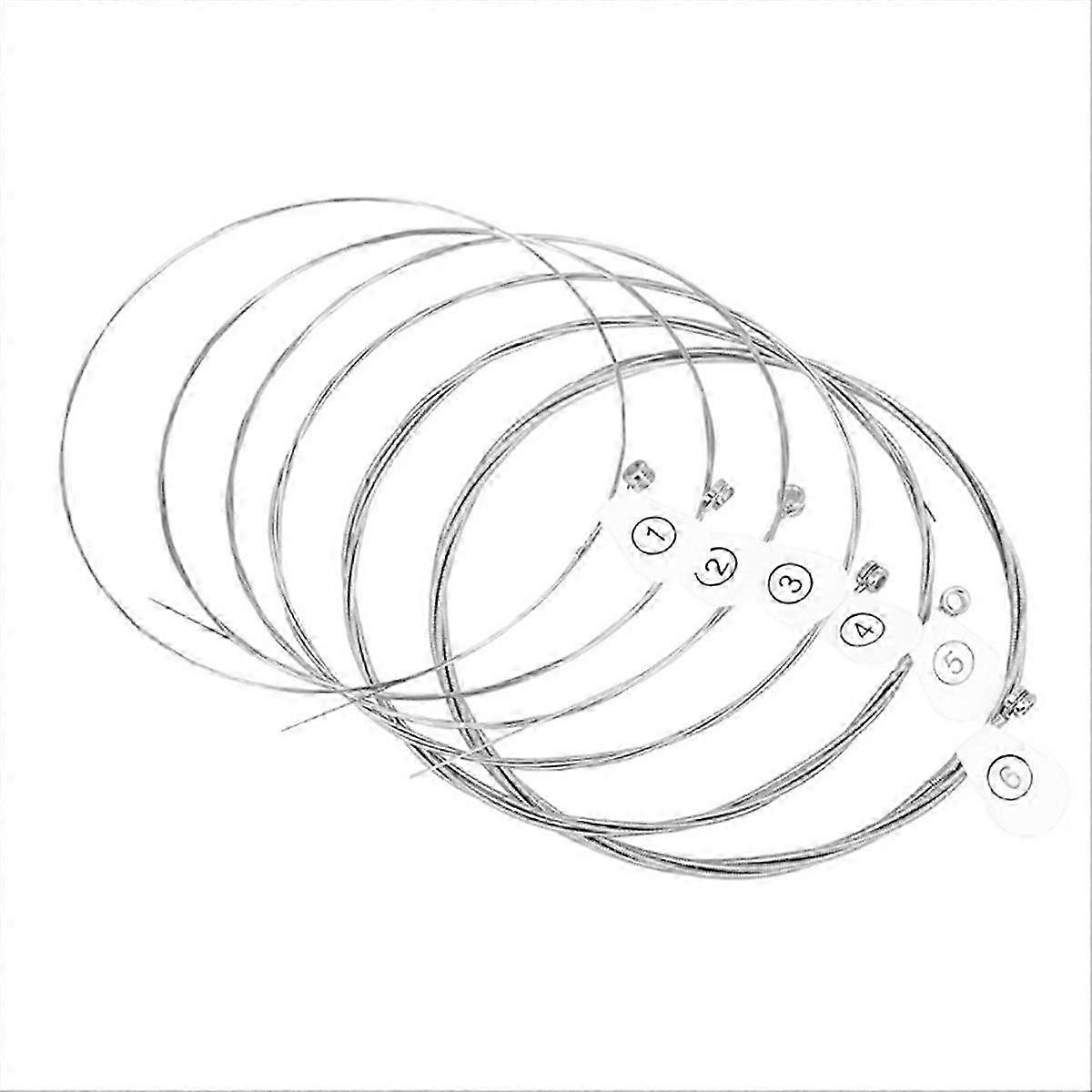  E139 Electric Guitar String Set 6Pcs Rustproof Guitar Strings szrh21