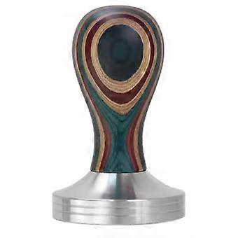 Tamper kompatibel für Kaffee 58 mm Edelstahl Bunte Holzwerkzeuge