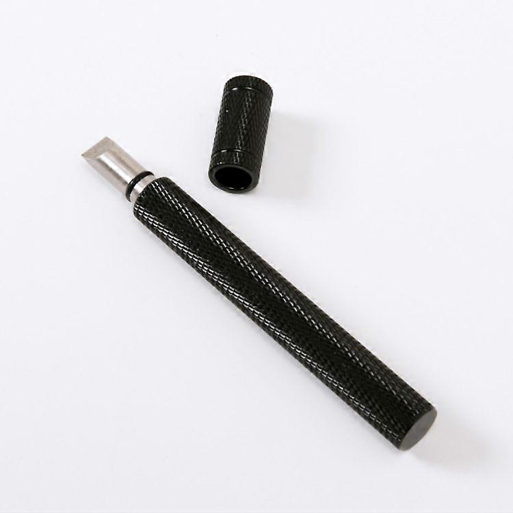 Golf Groove Sharpener rustfrit stål - sort metallic