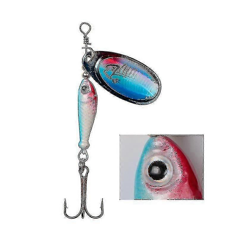 Angeln Spinner Köder Löffel Köder Metall Köder (blau, Golden Rot)