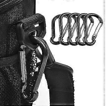 5pcs Outdoor Sports Multi Colors Aluminium Alloy Safety Buckle Keychain Climb Z29880